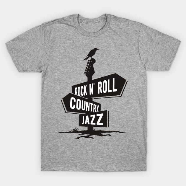 Musical Crossroads T-Shirt by machmigo